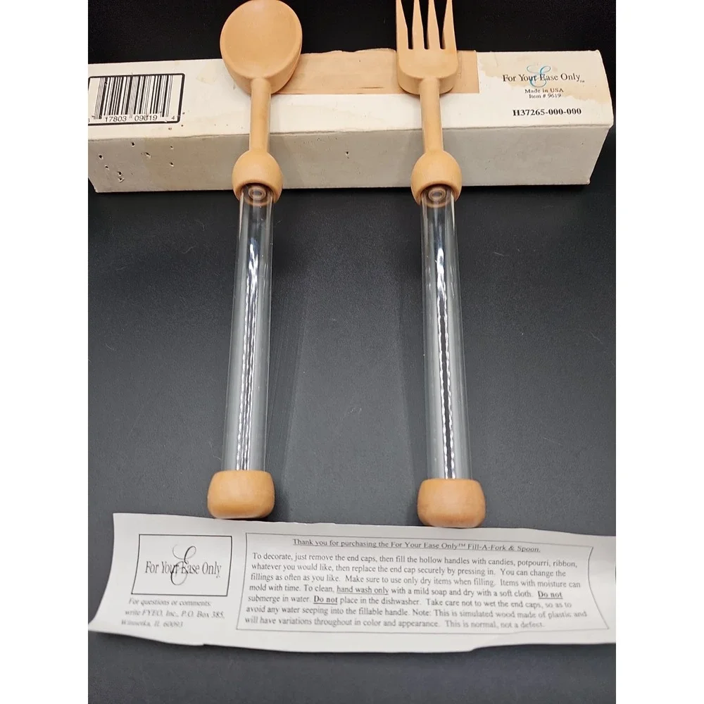 Salad Spoon Fork Serving Utensils Kitchenware Flatware For Your Ease Only NEW AA